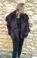 Manteau en fausse fourrure