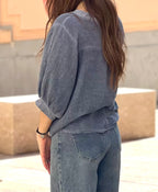 Blouse Julie bleu marine