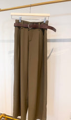 Pantalon Fluide Kaki