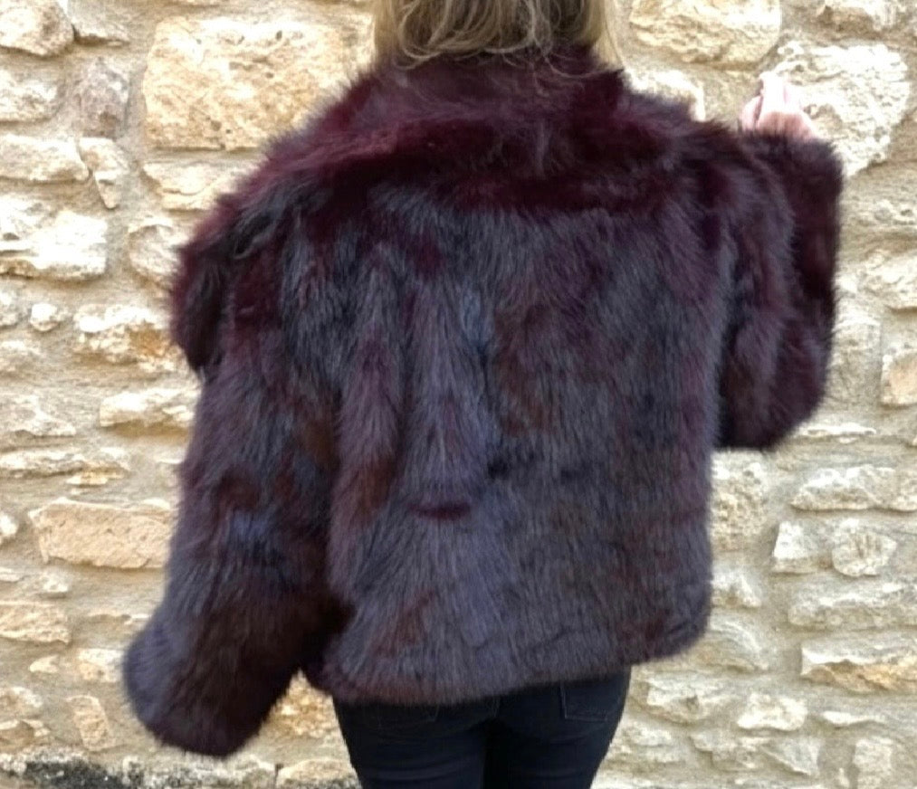 Manteau en fausse fourrure