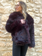 Manteau en fausse fourrure