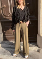 Pantalon Fluide Kaki