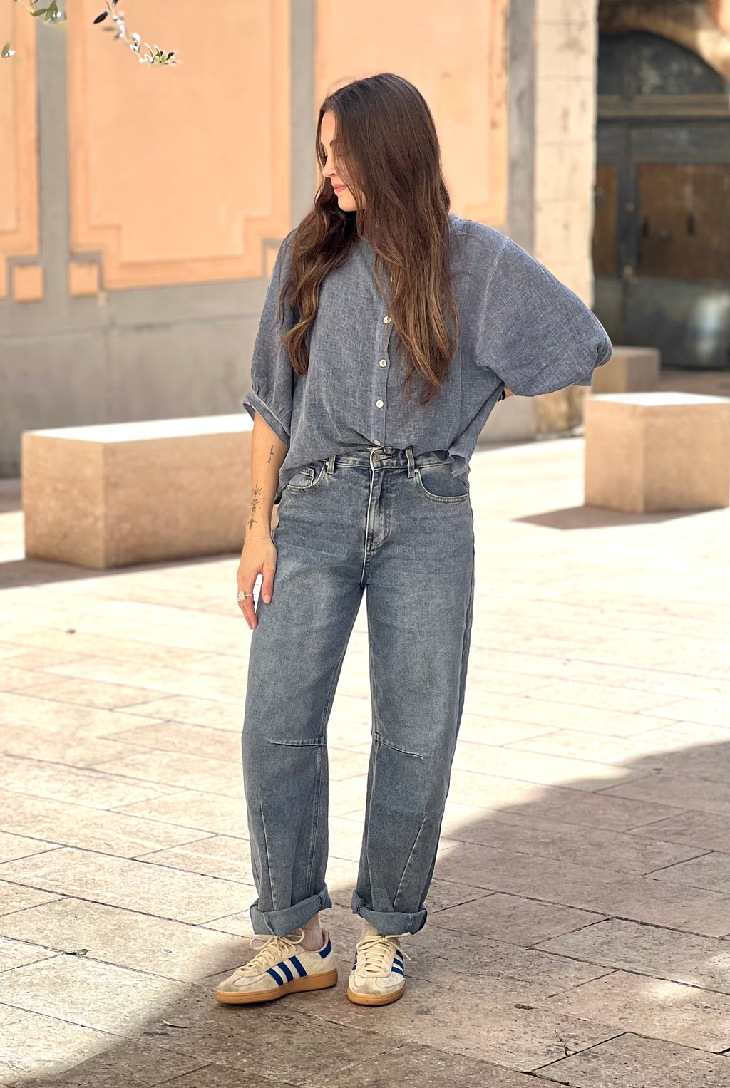 Blouse Julie bleu marine