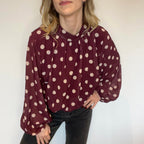 Blouse Selena Bordeaux