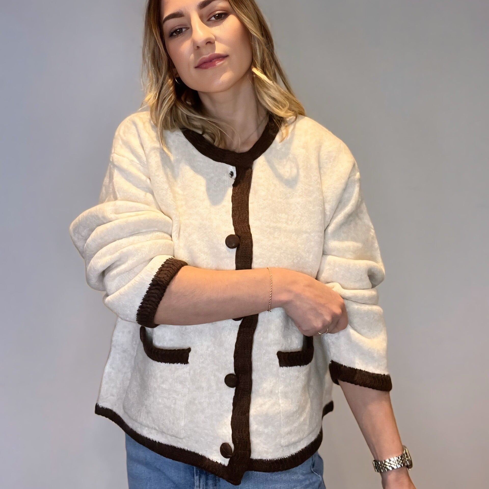 Cardigan Elea Crème