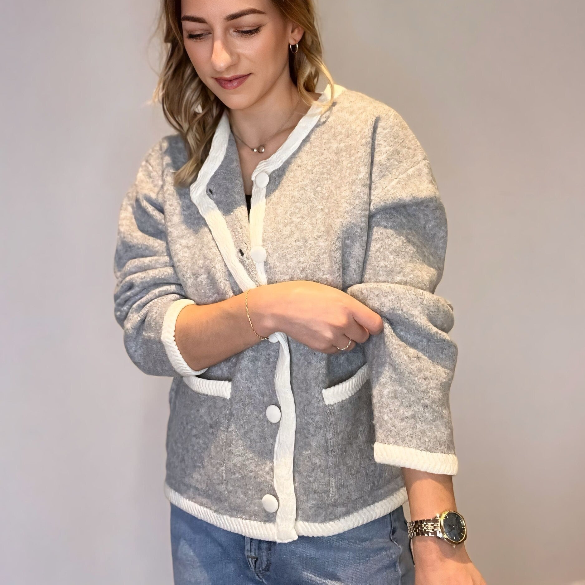 Cardigan Elea Gris