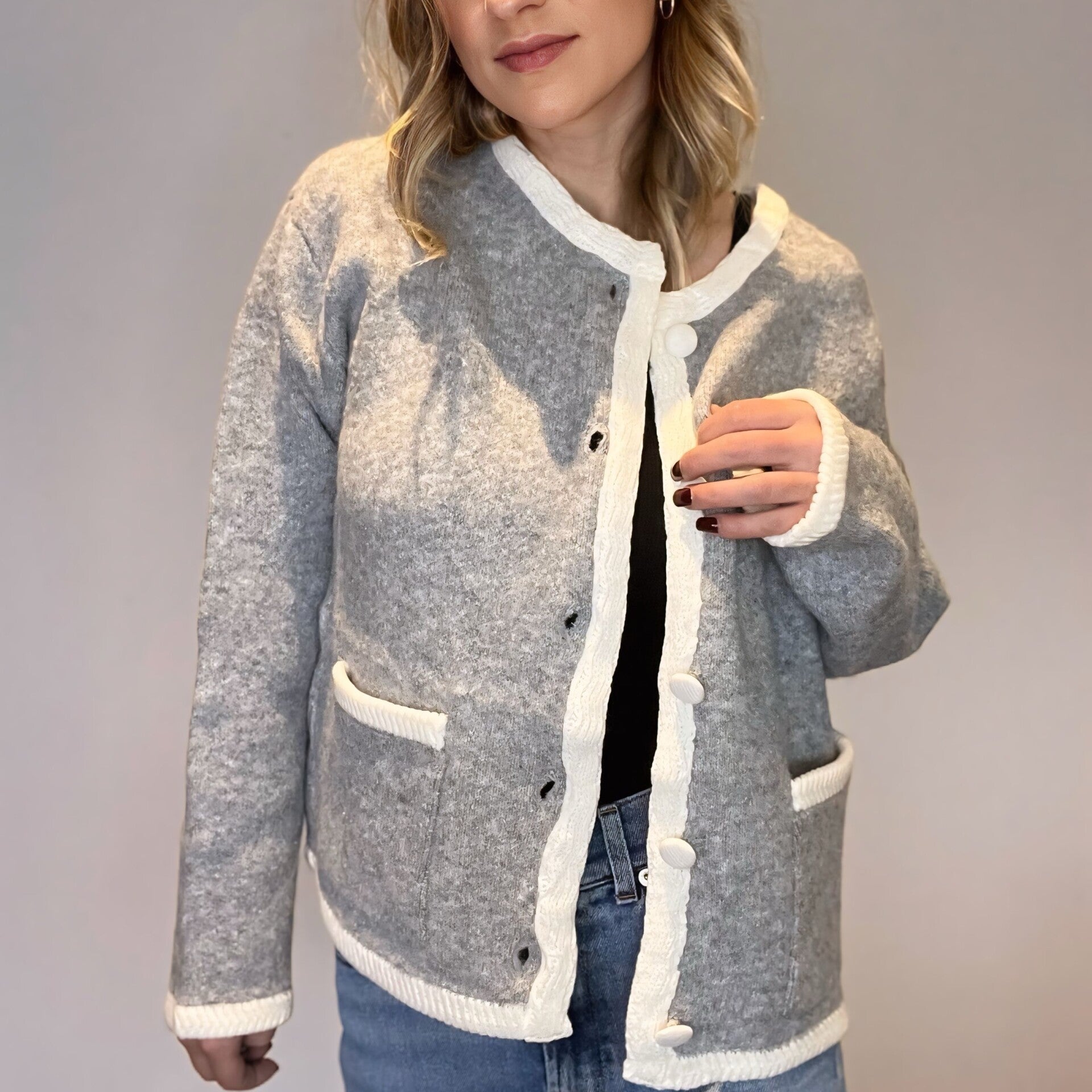 Cardigan Elea Gris