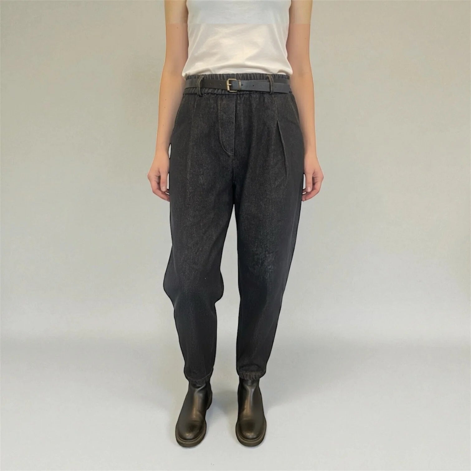 Jean Taille Haute – Coupe Carotte