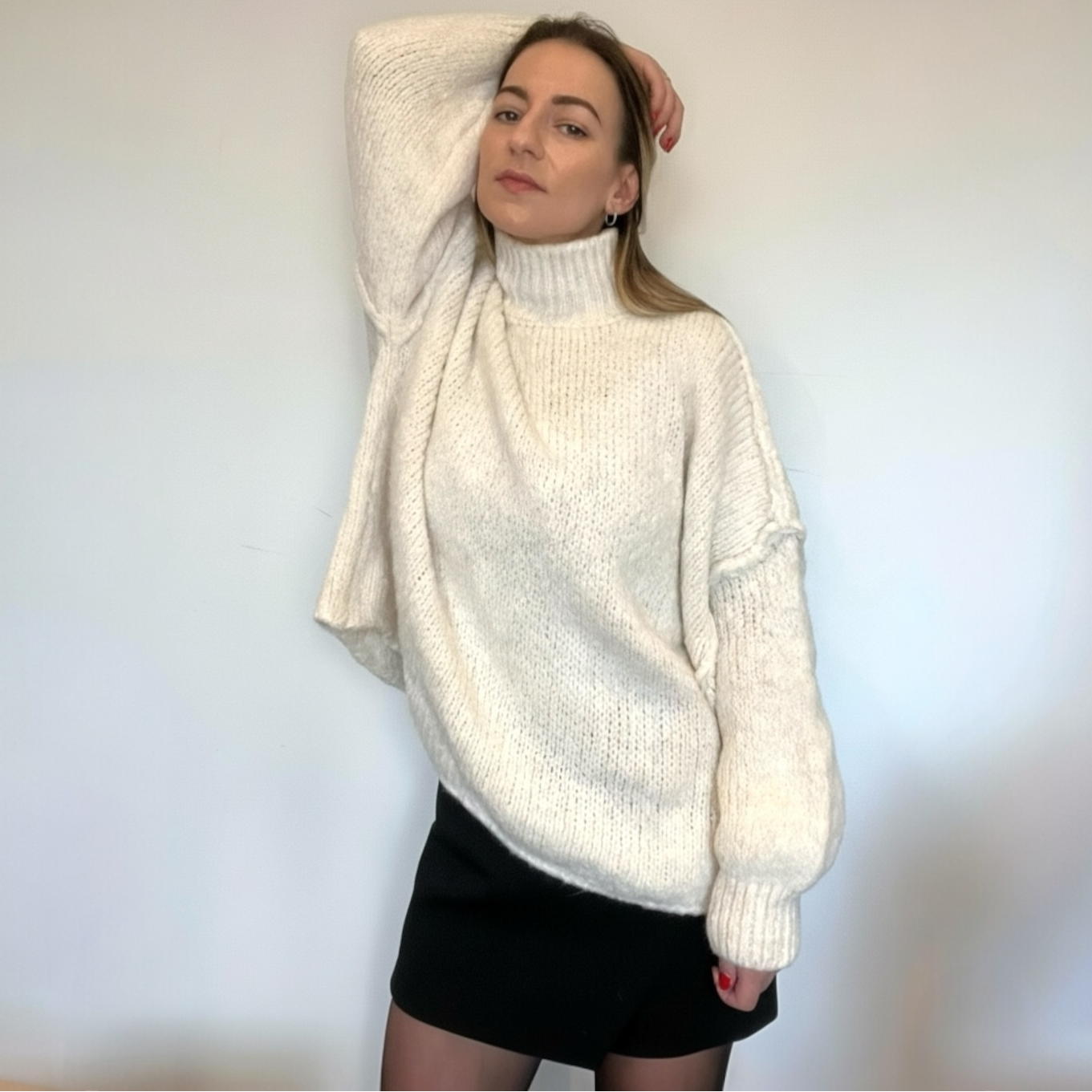 Pull Maille Cosy crème