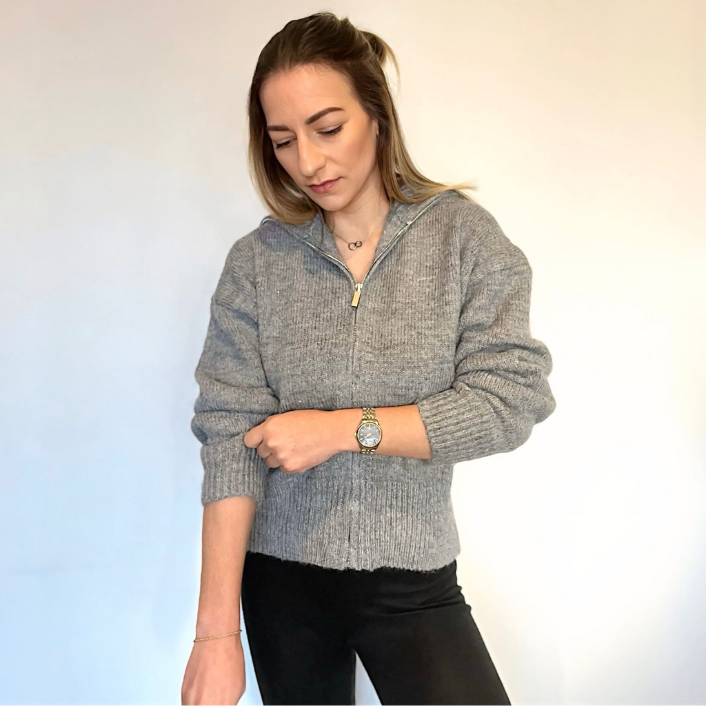 Gilet Gris Confortable