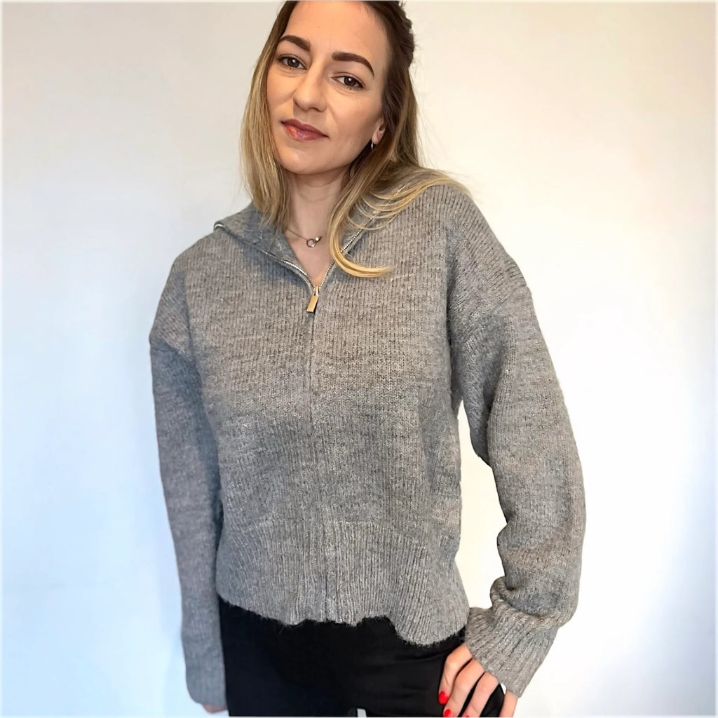 Gilet Gris Confortable