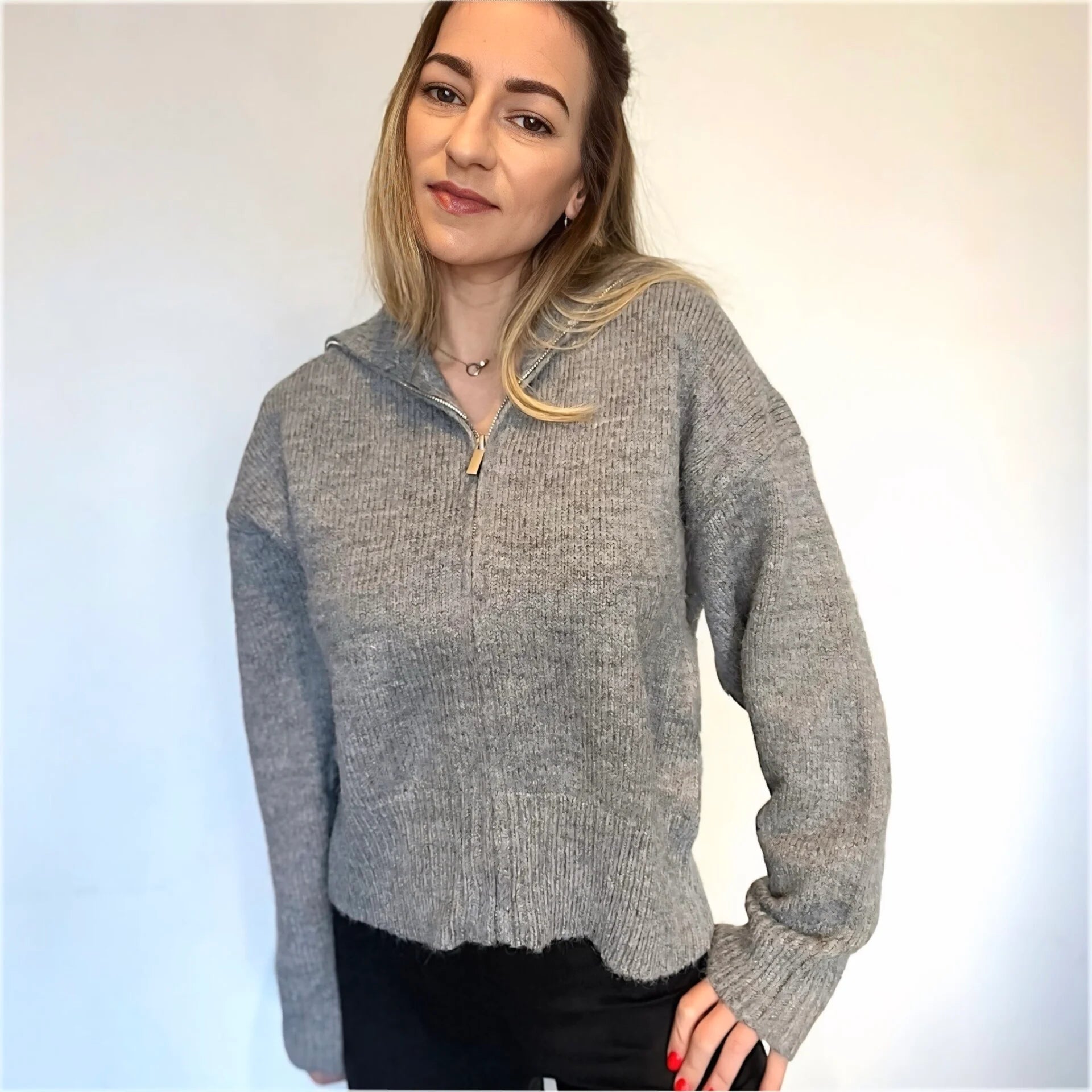 Gilet Gris Confortable