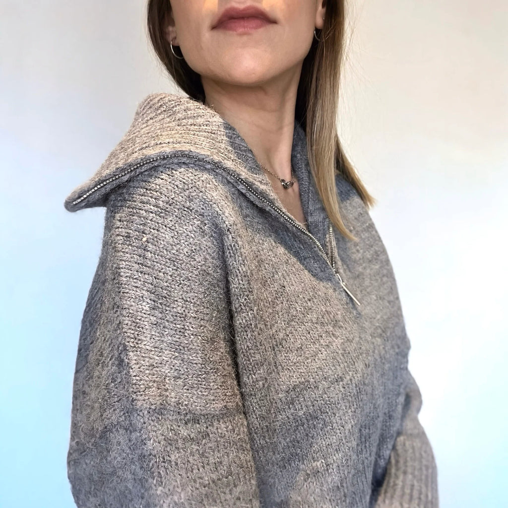 Gilet Gris Confortable