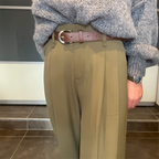 Pantalon Fluide Kaki