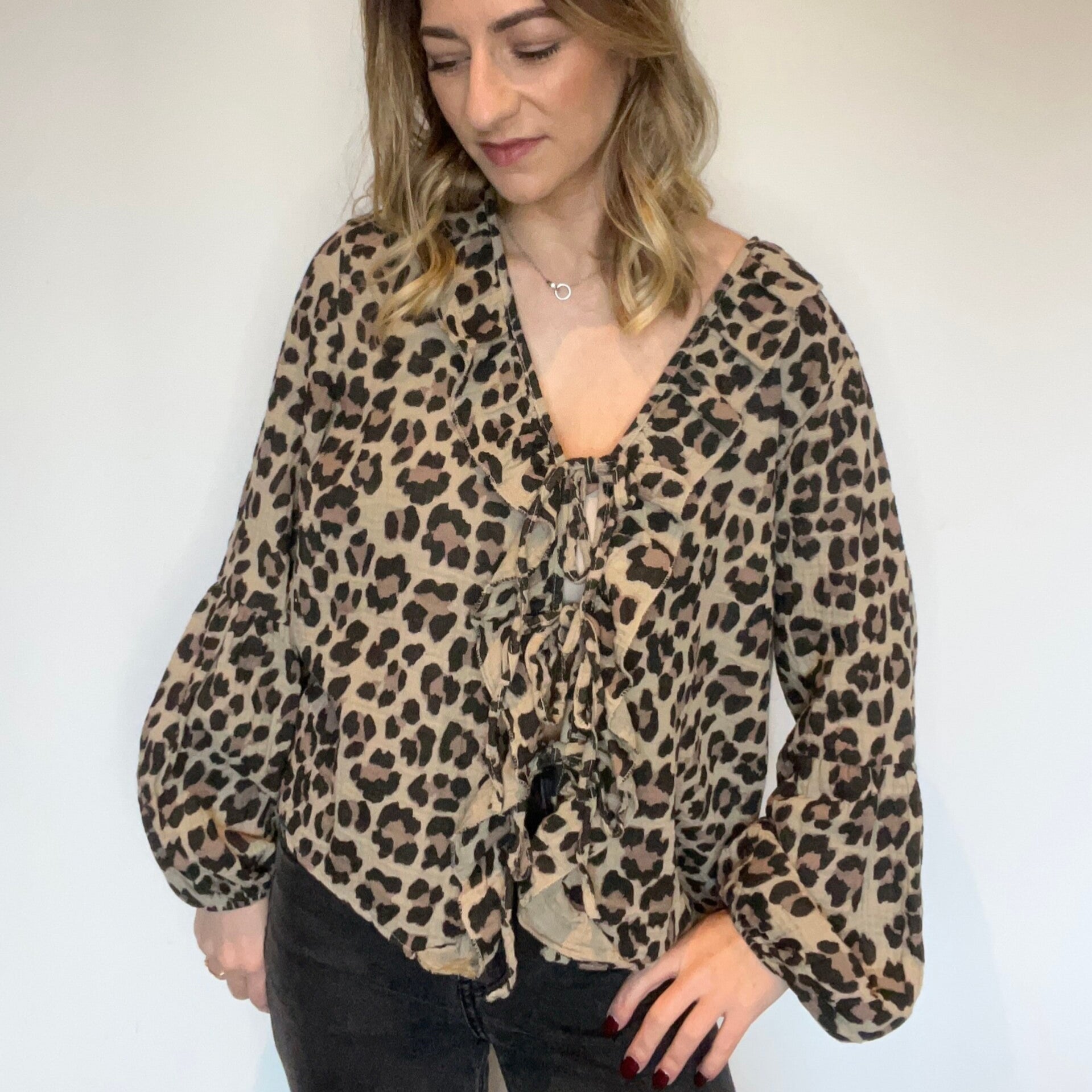 Blouse Alaïa Leopard