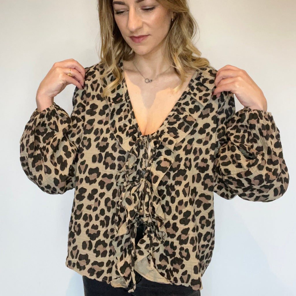 Blouse Alaïa Leopard