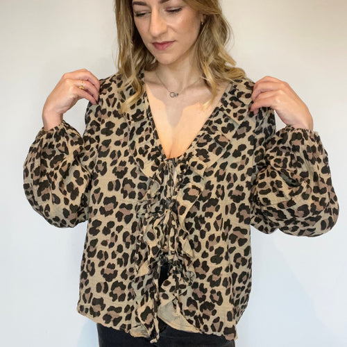 Blouse Alaïa Leopard
