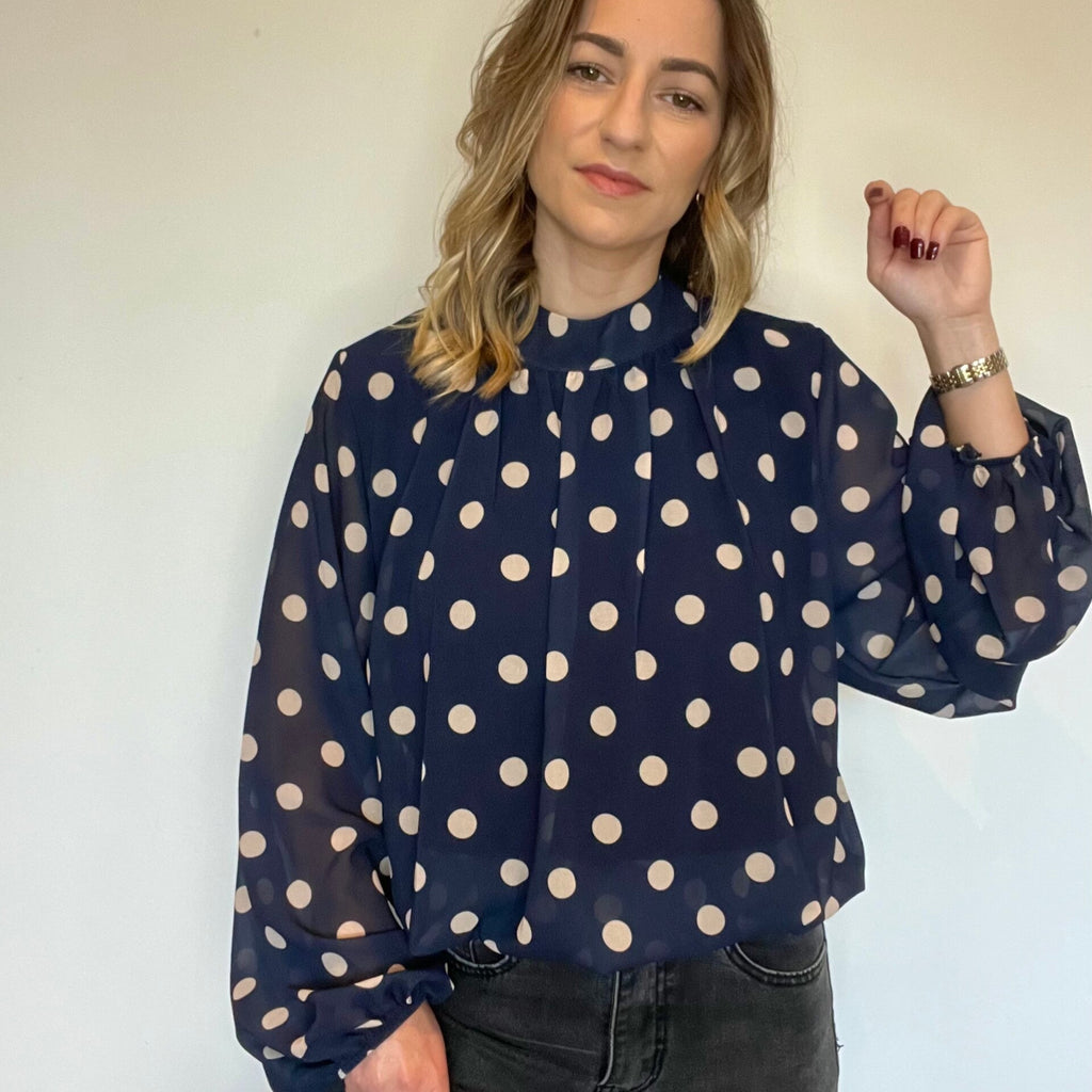 Blouse Selena Bleu Marine