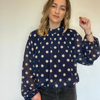 Blouse Selena Bleu Marine