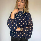 Blouse Selena Bleu Marine