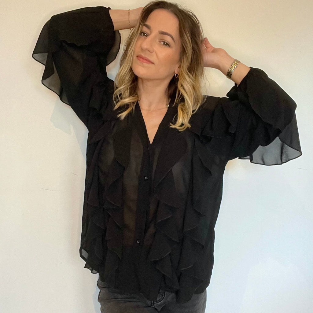 Blouse Élégante Noire