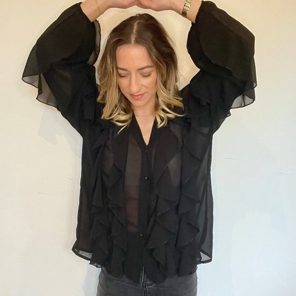 Blouse Élégante Noire