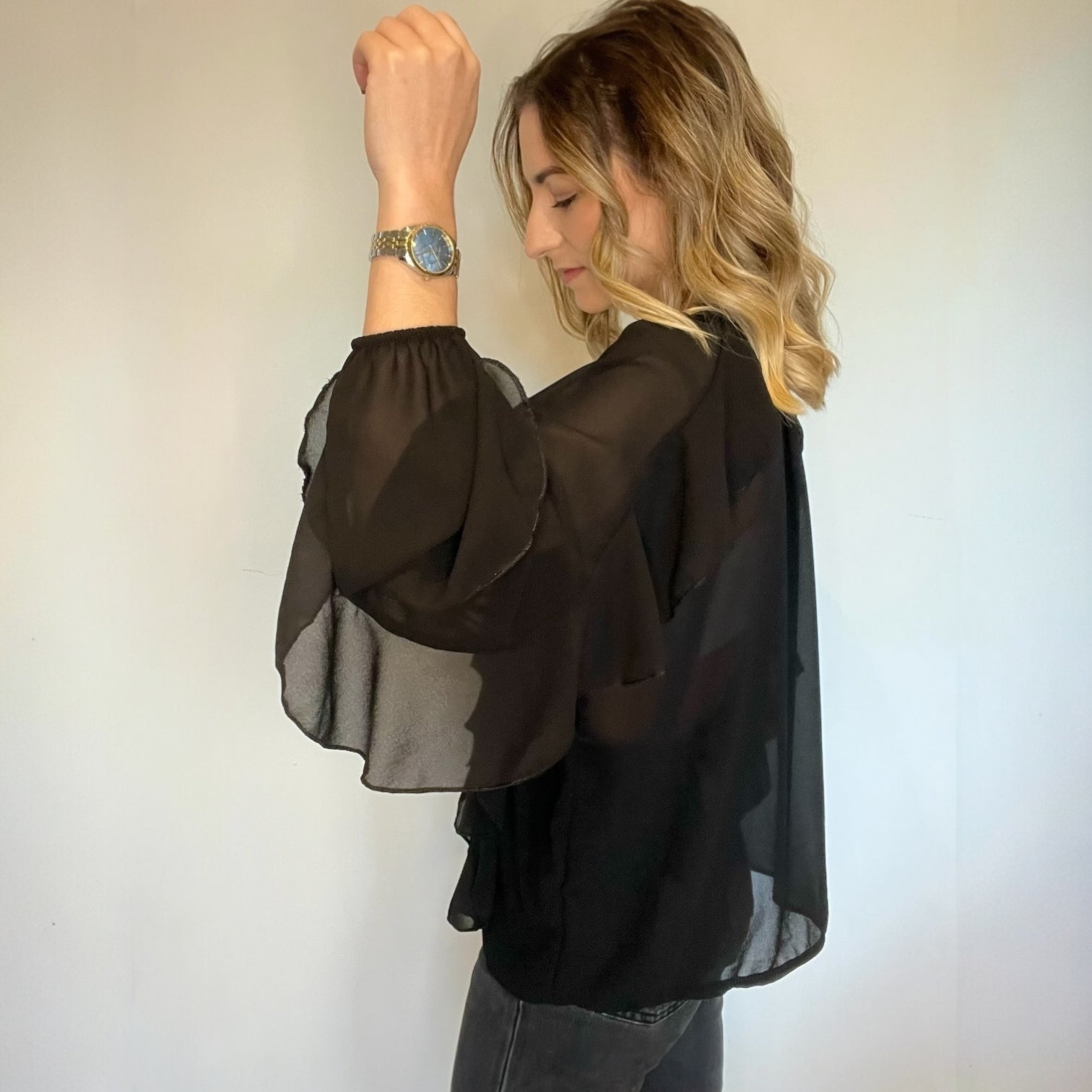 Blouse Élégante Noire