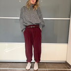 Pantalon en Velours Fin