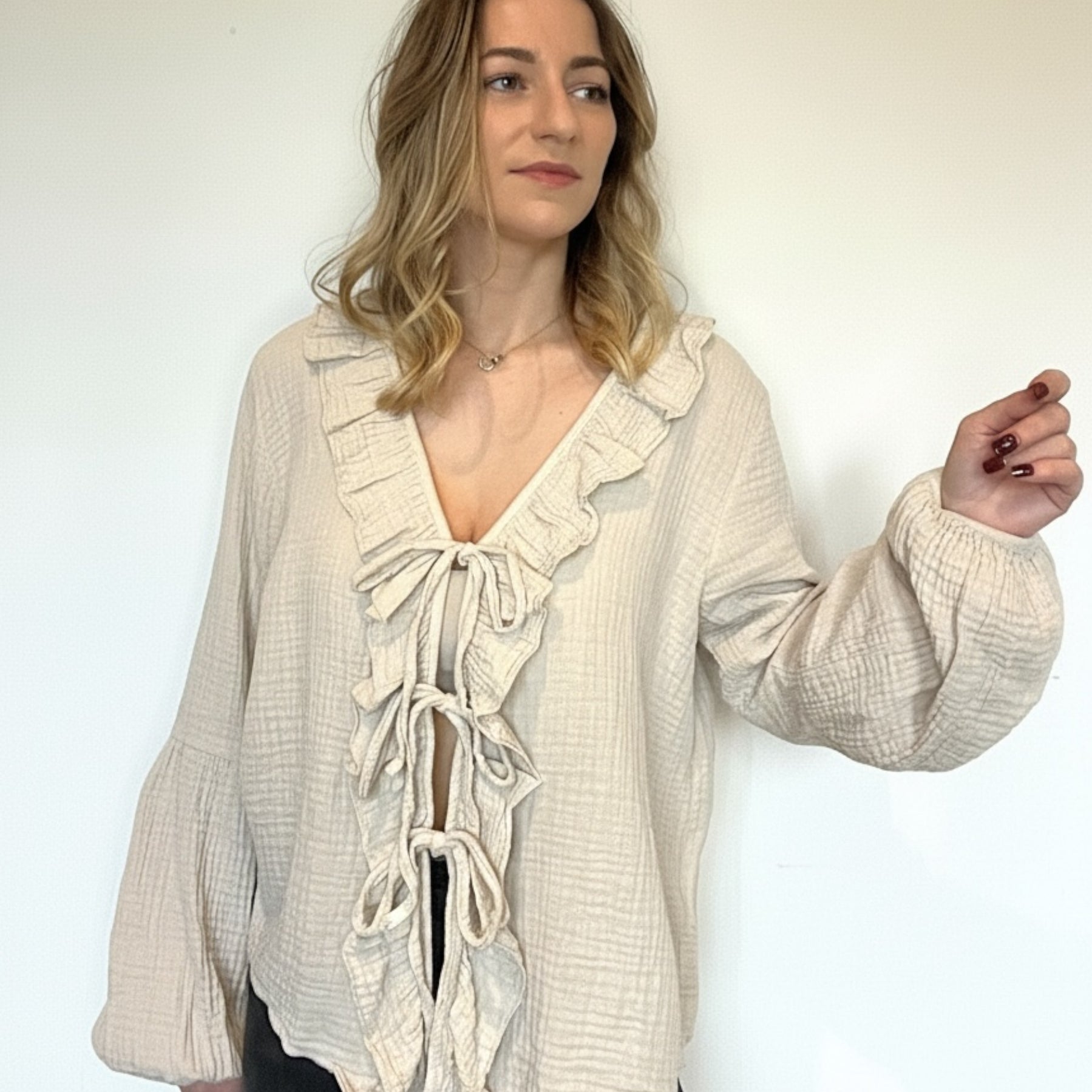 Blouse Alaïa Beige