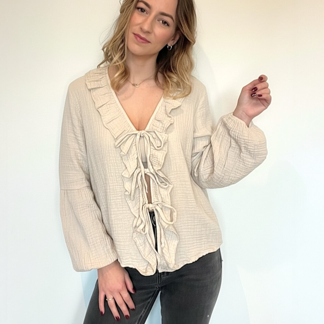 Blouse Alaïa Beige
